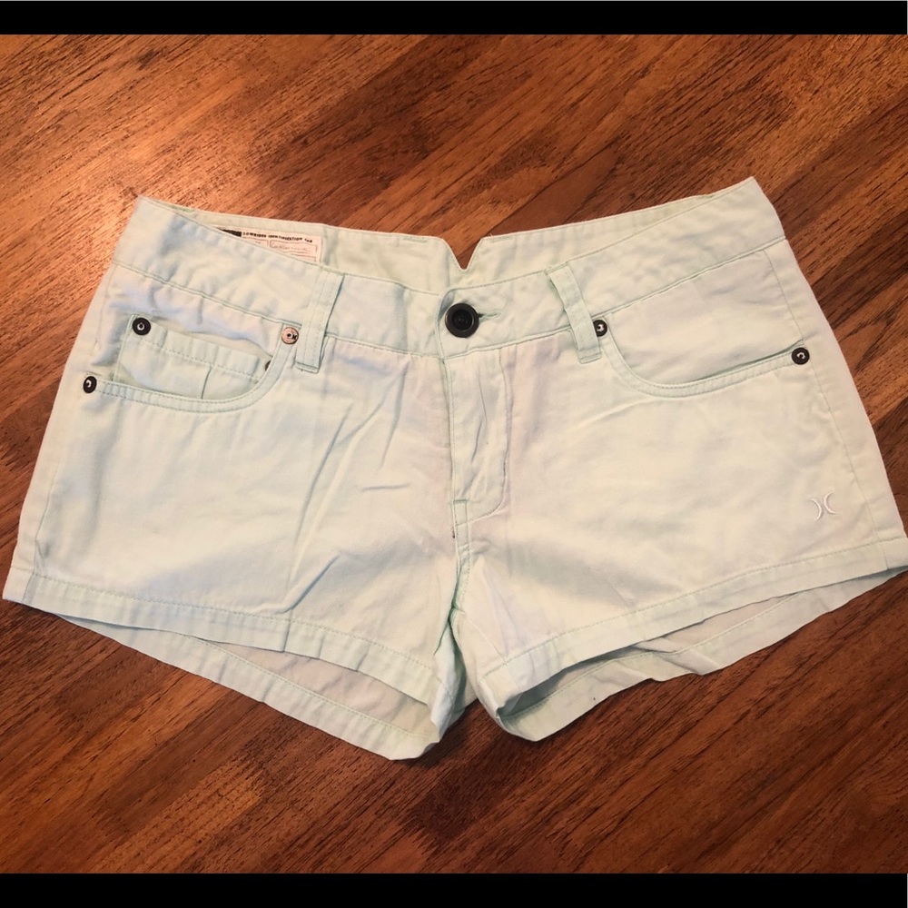 Mint Hurley Short-Shorts